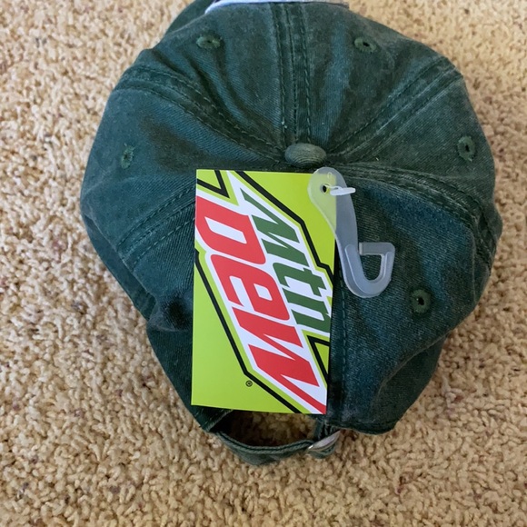 Mtn Mt. Mountain Dew Hat Baseball Cap Throwback - Picture 2 of 4